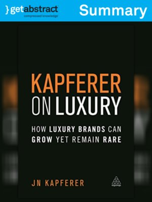cover image of Kapferer on Luxury (Summary)